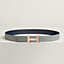 View: , H belt buckle & Reversible leather strap 32 mm