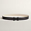 View: , H belt buckle & Reversible leather strap 32 mm