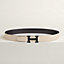 View: , H belt buckle & Reversible leather strap 32 mm