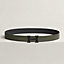 View: , H belt buckle & Reversible leather strap 32 mm