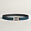 H belt buckle & Reversible leather strap 32&nbsp;mm, View: , view 1 of 3