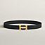 View: , H belt buckle & Reversible leather strap 32 mm