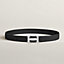 View: , H belt buckle & Reversible leather strap 32 mm