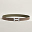 View: , H belt buckle & Reversible leather strap 32 mm
