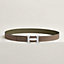 View: , H belt buckle & Reversible leather strap 32 mm