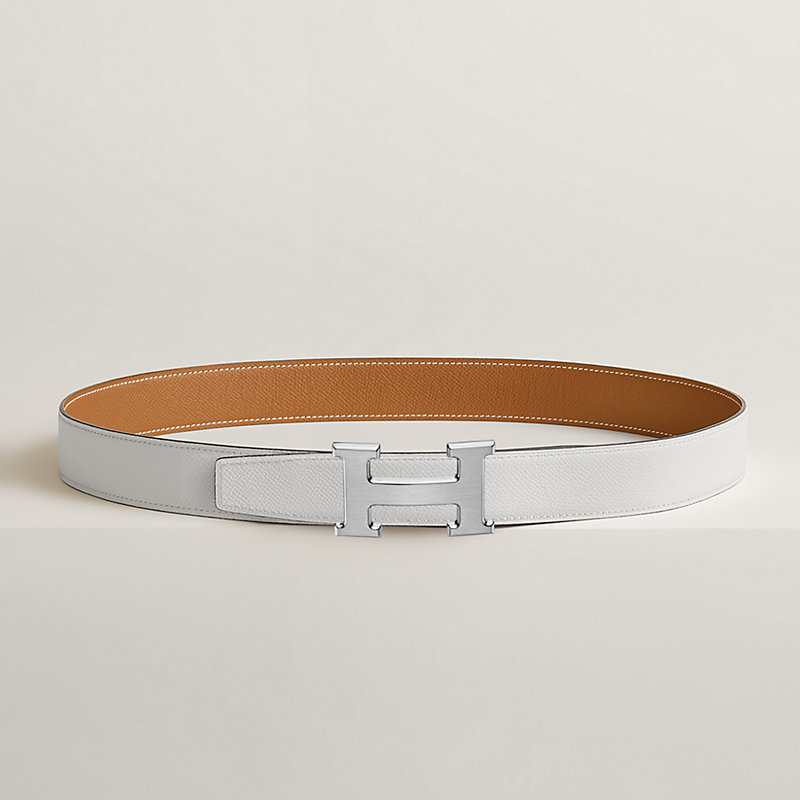 H belt buckle & Reversible leather strap 32 mm