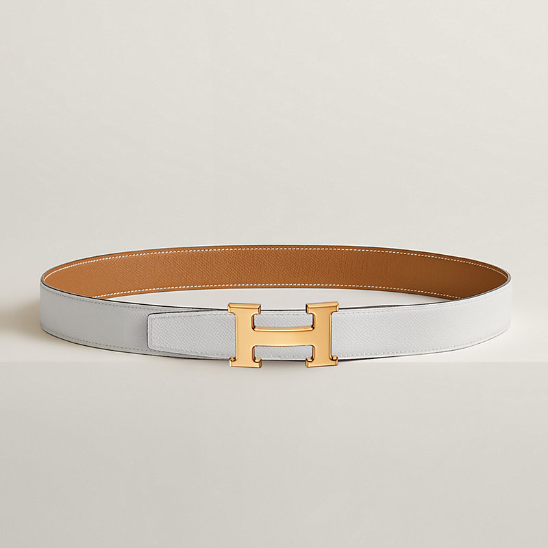 H belt buckle & Reversible leather strap 32 mm