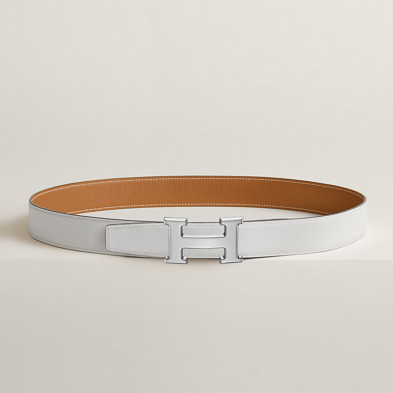 H belt buckle & Reversible leather strap 32 mm