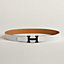 View: , H belt buckle & Reversible leather strap 32 mm