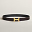 View: , H belt buckle & Reversible leather strap 32 mm