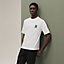 View: Worn, "H'Cheval" t-shirt with leather detail