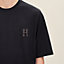 "H'Cheval" t-shirt with leather detail, view 4 of 4