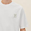 "H'Cheval" t-shirt with leather detail, view 4 of 4