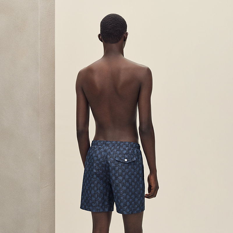 "H Cut Remix" swim trunks