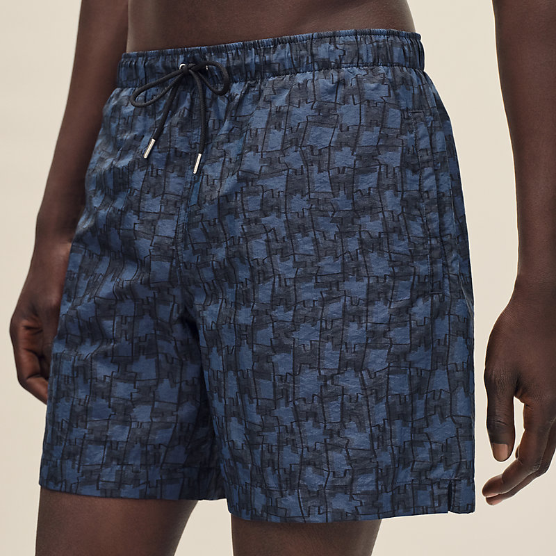 "H Cut Remix" swim trunks