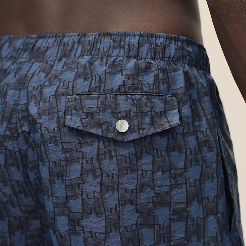 "H Cut Remix" swim trunks
