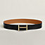 H d'Ancre belt buckle & Coaching reversible leather strap 38 mm, View: , view 1 of 3