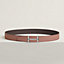 H d'Ancre belt buckle & Reversible leather strap 32 mm, view 1 of 3