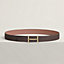 H d'Ancre belt buckle & Reversible leather strap 32 mm, view 2 of 3