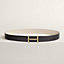 View: , H d'Ancre belt buckle & Reversible leather strap 32 mm