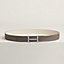 H d'Ancre belt buckle & Reversible leather strap 32 mm, view 1 of 3