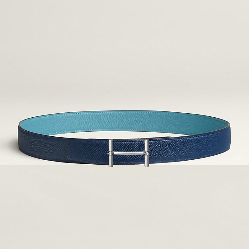 H d'Ancre belt buckle & Reversible leather strap 32 mm