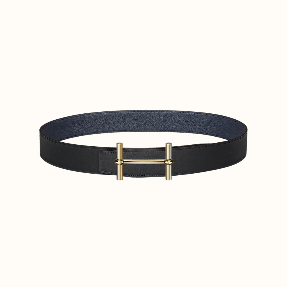 Reversible leather strap 38 mm 