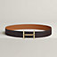 H d'Ancre belt buckle & Reversible leather strap 38 mm, view 1 of 3