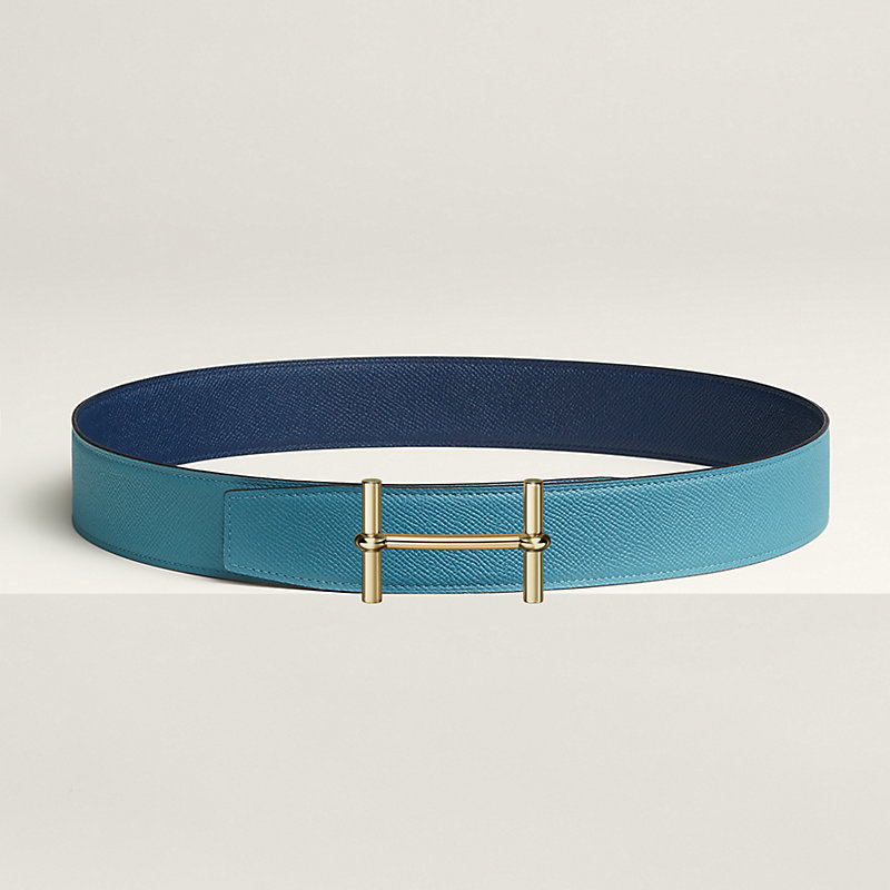 H d'Ancre belt buckle & Reversible leather strap 38 mm