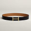 View: , H d'Ancre belt buckle & Reversible leather strap 38 mm