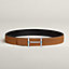 View: , H d'Ancre belt buckle & Reversible leather strap 38 mm