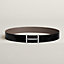 View: , H d'Ancre belt buckle & Reversible leather strap 38 mm