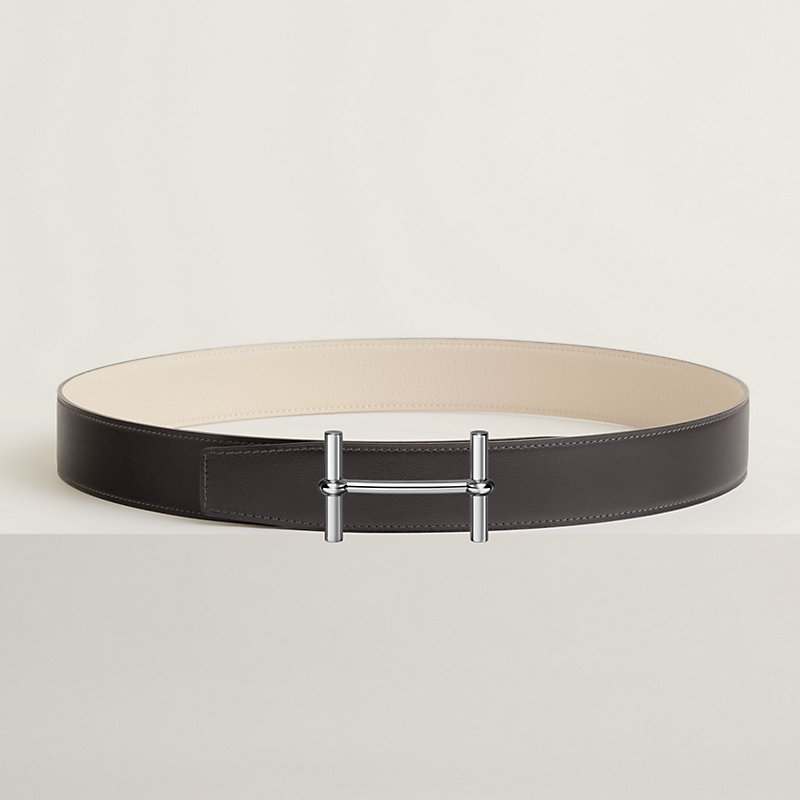 H d'Ancre belt buckle & Reversible leather strap 38 mm