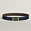 View: , H d'Ancre belt buckle & Reversible leather strap 38 mm