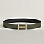 View: , H d'Ancre belt buckle & Reversible leather strap 38 mm