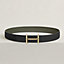 View: , H d'Ancre belt buckle & Reversible leather strap 38 mm