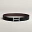 View: , H d'Ancre belt buckle & Reversible leather strap 38 mm