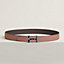H Day & Night reversible belt buckle & Reversible leather strap 32 mm, view 1 of 2