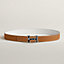 H Day & Night reversible belt buckle & Reversible leather strap 32 mm, view 1 of 2