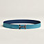 H Day & Night reversible belt buckle & Reversible leather strap 32 mm, view 1 of 2