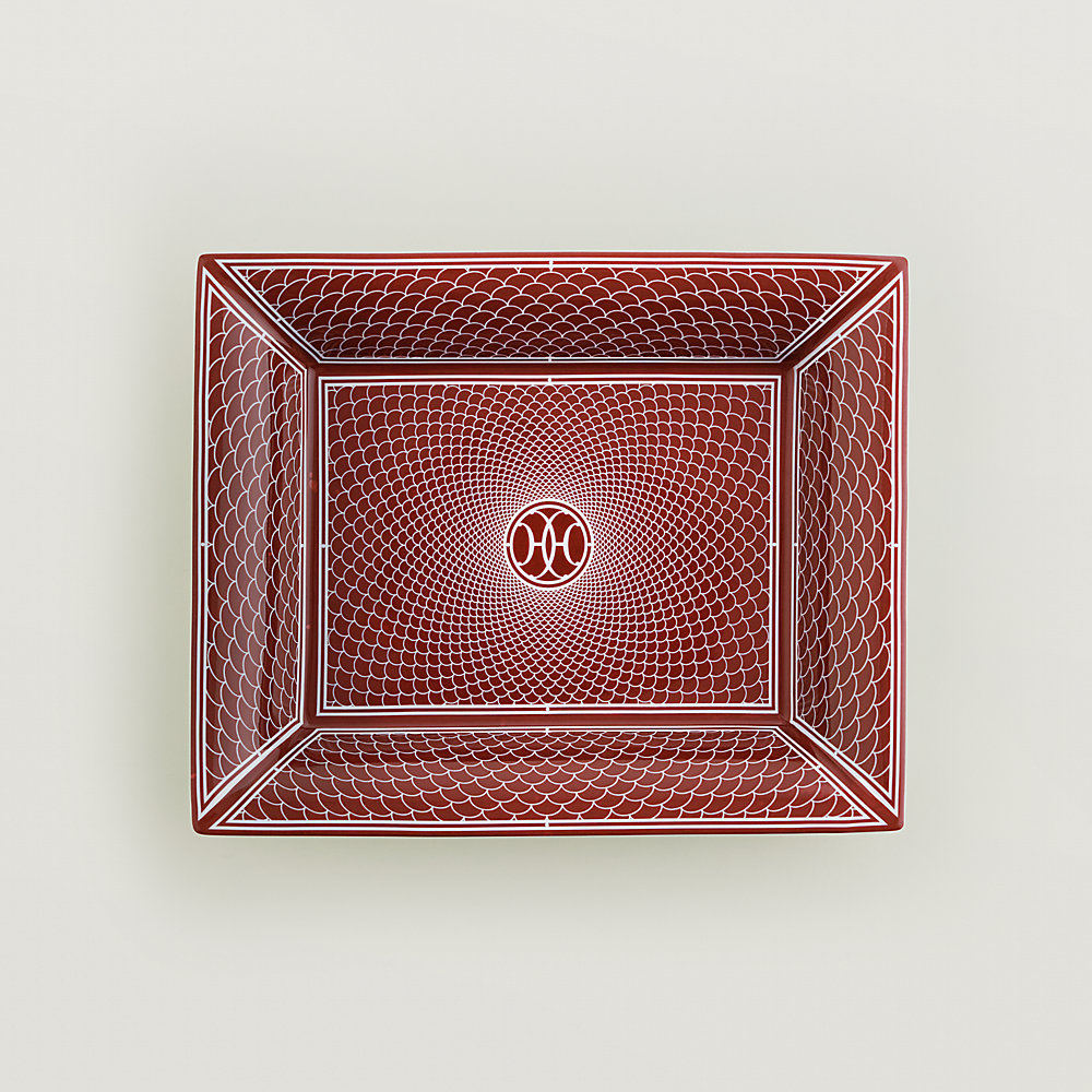 HERMES CHANEL　2点セット H Deco rouge change tray | Hermès Mainland China