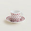 View: Worn, H Deco rouge coffee cup and saucer