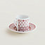 View: Worn, H Deco rouge coffee cup and saucer