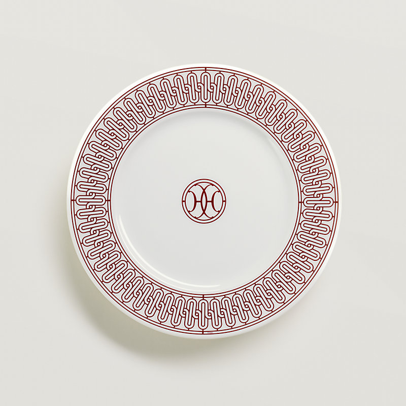 H Deco rouge dinner plate