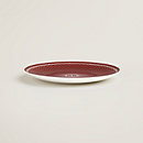 View: Worn, H Deco rouge dessert plate n°2