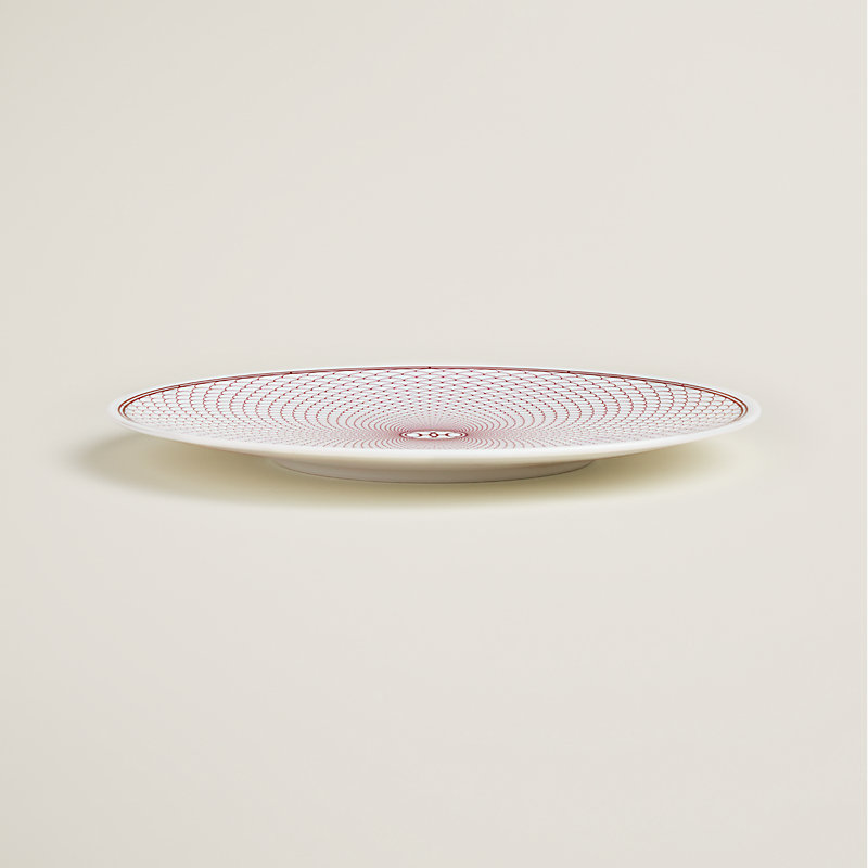 H Deco rouge dinner plate