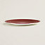 H Deco rouge presentation plate, view 3 of 3