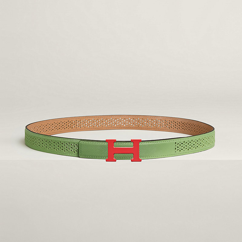 H Email 24 belt buckle & Reversible leather strap 24 mm | Hermès China