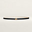 H Enroule belt buckle & Reversible leather strap 13&nbsp;mm, View: , view 1 of 3