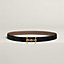 View: , H Equestre belt buckle & Reversible leather strap 24 mm